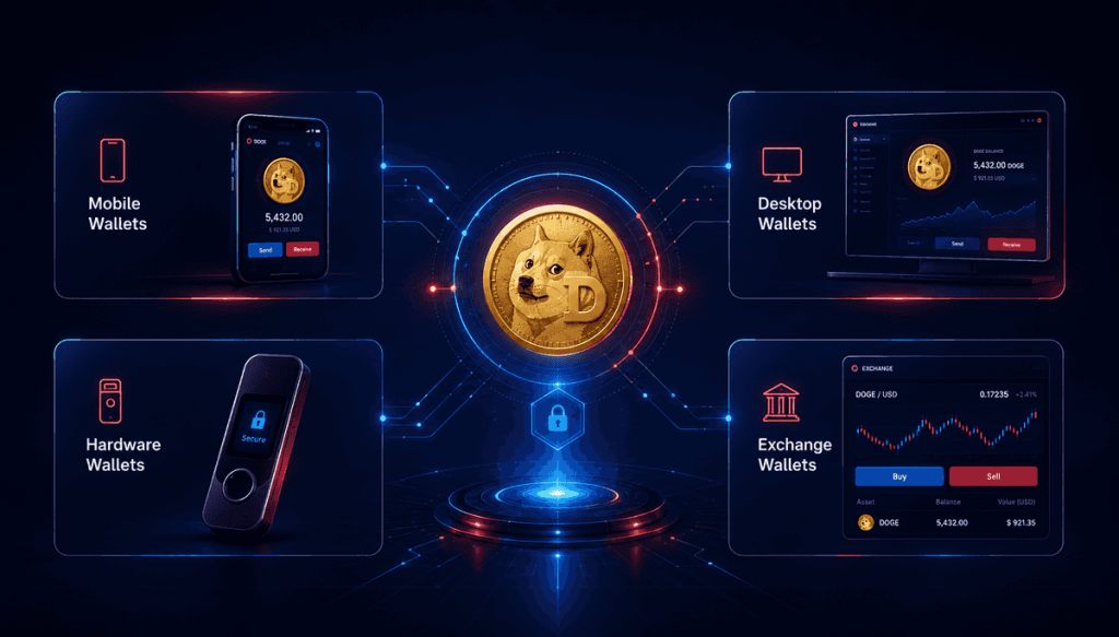 Different types of best Dogecoin wallet options