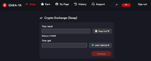 How to swap DOGE via Izaka-Ya Dogecoin Wallet