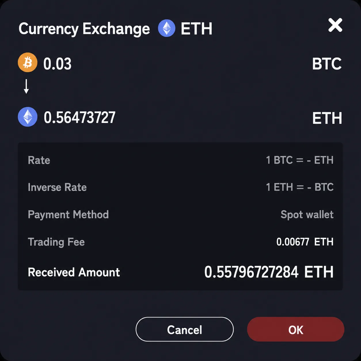 Swap screen